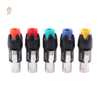 TWE Metal 4 Pin Ohmic Kết Nối Âm Thanh Cắm Giai Đoạn Hơi Loa Dây Phụ Kiện Không Hàn NL4FC VN