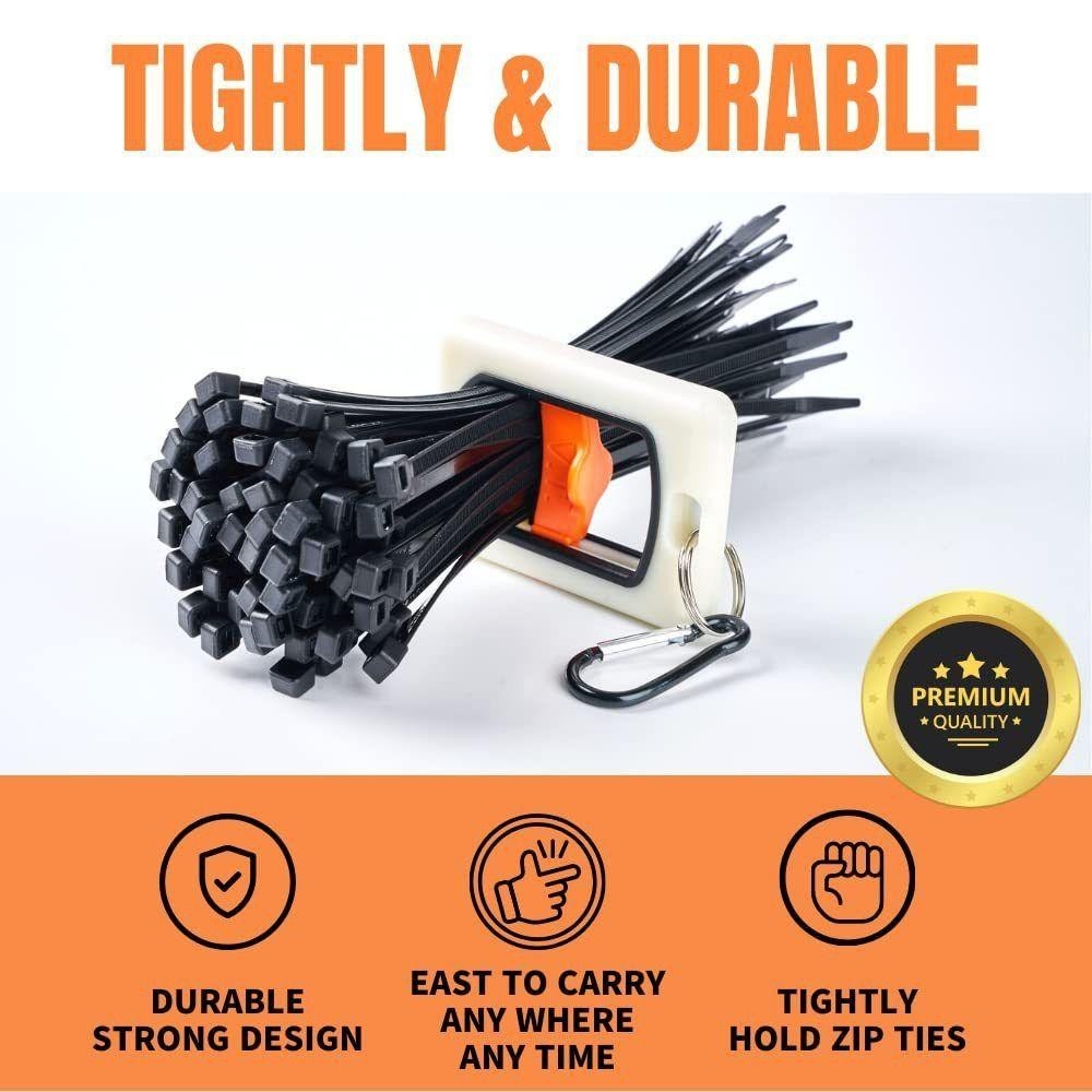 Hộp đựng dây buộc cáp lưu trữ NOTE1, Dụng cụ sắp xếp dây buộc cáp di động vuông, Dụng cụ sắp xếp huỳnh quang ổn định
