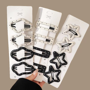 Set 4 Kẹp Tóc Mái Thời Trang Hàn Quốc Cho Nữ