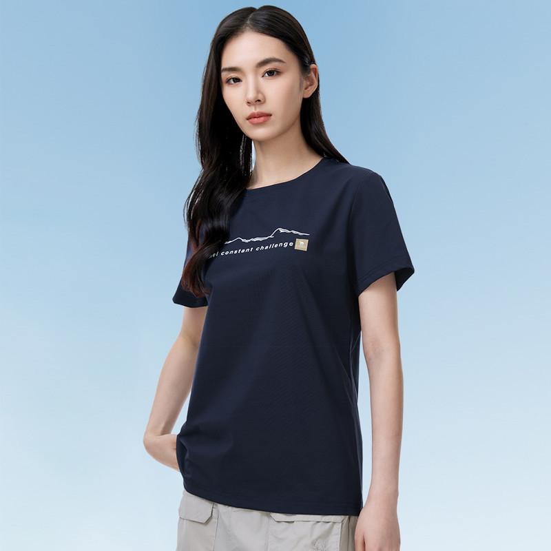 Ảnh CAMEL CROWN Sợi Chống Nắng Tay Ngắn Ngoài Trời Thoáng Mát Nhanh Khô Áo Thun Nam Nữ Thoáng Khí Top 1