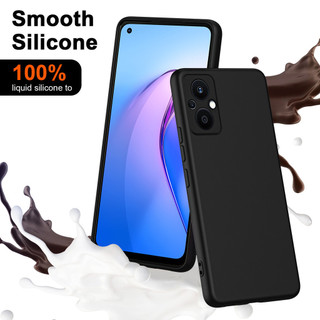 Dành Cho OPPO Reno 7Z 5G Reno 8Z 5G Ốp Lưng Silicon Lỏng Nâng Cấp Có Cạnh Vuông Bảo Vệ Camera Mềm Chống Trầy Xước Lớp Lót Microfiber Chống Sốc Mỏng Vỏ