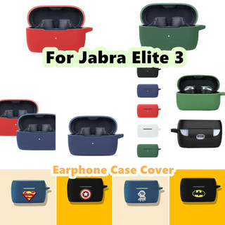 [imamura] Dành Cho Jabra Elite 3 Vỏ Silicon Mềm Màu Trơn Hợp Thời Trang Vỏ Hoạt Hình