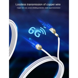 👑Ăng-ten WiFi 6E di động 2.4G / 5G / 6G có cáp Ăng-ten không dây trong nhà có đáy từ tính cho thẻ mạng Dễ dàng cài đặt màu trắng