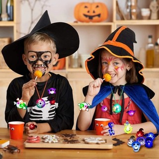Halloween Sáng Vòng Tay Bí Ngô PVC Đầu Lâu Họa Tiết Hoạt Hình Kinh Dị Dự Tiệc Cung Cấp
