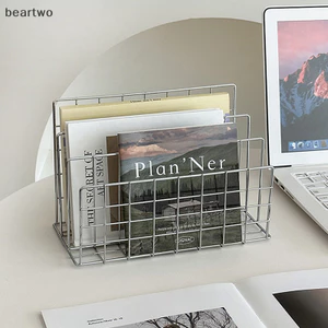 < Beartwo > Ins Giá đựng đồ để bàn bằng sắt tối giản Giá sắp xếp Bàn sắp xếp Giá để sách tài liệu Giá để bàn Giá lưu trữ đa chức năng Đẹp