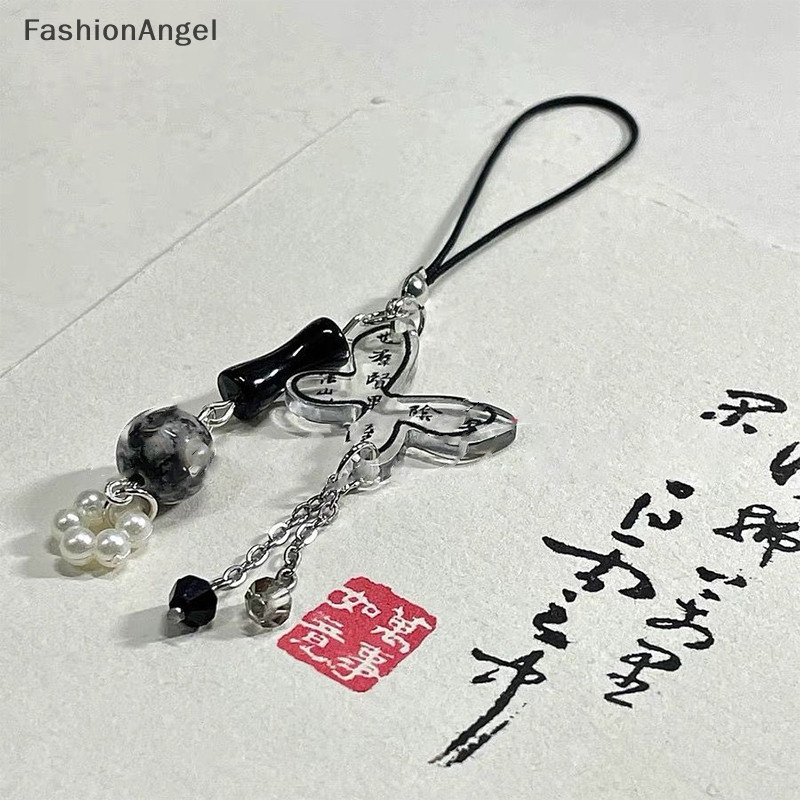 FashionAngel Phong Cách Trung Hoa Tinh Tế Chống Mất Dây Xích Điện Thoại Túi Ba Lô Trang Trí Trang Sức Nhiều Treo Mặt Dây Chuyền Ch TH