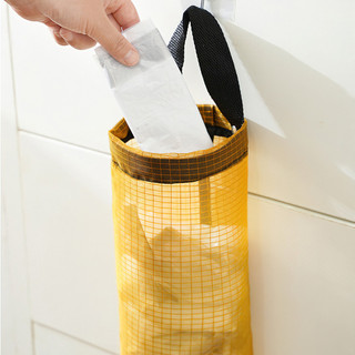 Túi Lưới Treo Tường Dạng Ống Đựng Túi Nylon Đa Năng Tái Sử Dụng Tiện Lợi Cho Nhà Bếp SUNND