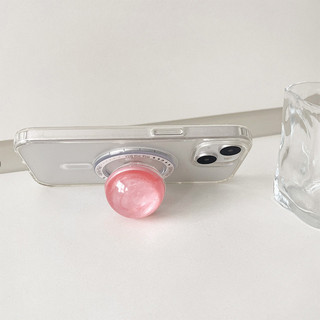 Crystal Ball Tròn Từ Tính Giá Đỡ Điện Thoại Cho IPhone 16 15 14 13 12 Pro Max 14 Plus Có Thể Gập Lại Pop Ring Grip Co Giãn Để Bàn Đứng