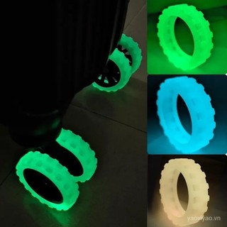Premium Silicone Caster Wheel Covers - Noise Reduction, Silent Chair Casters, Luggage Wheel Protectors