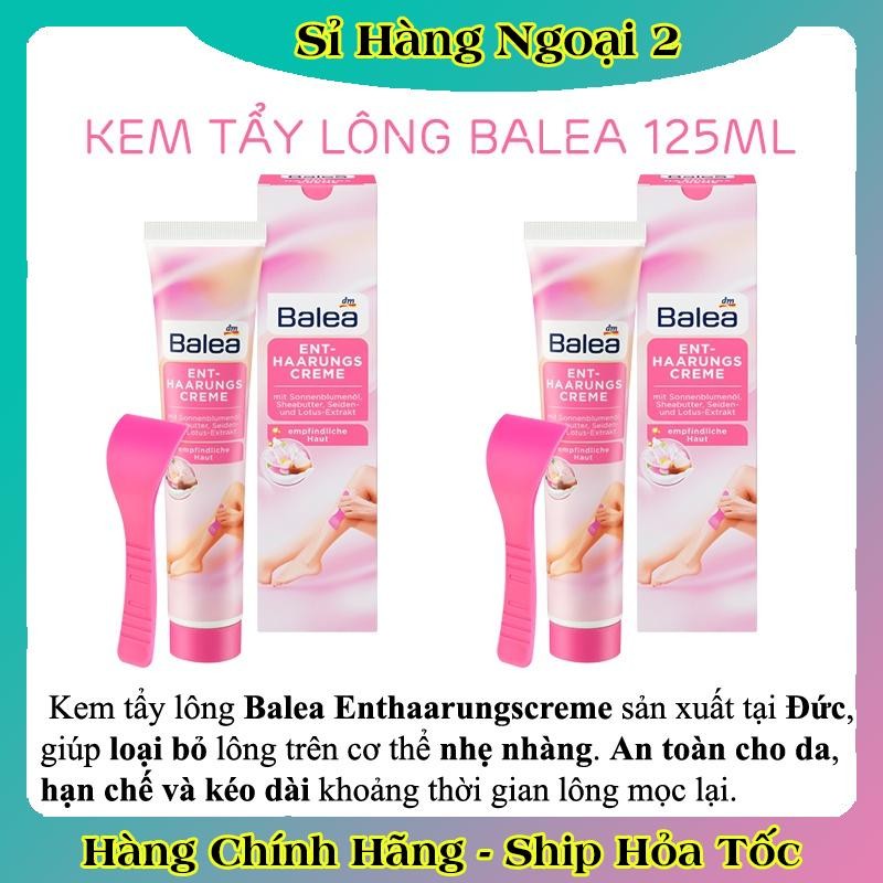 Kem tẩy lông Balea Đức an toàn cho mọi vùng da