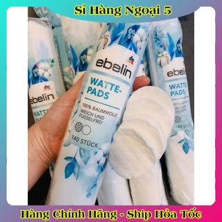 Bông Tẩy Trang 100% Cotton, Không Chứa Chất Tẩy Trắng, Mềm Mịn EMILY VÀ EBELIN 140 miếng - Nội Địa Đức