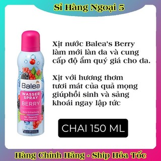 [auth] XỊT KHOÁNG BALEA  AQUA 150ML -NỘI ĐỊA ĐỨC ĐỦ BILL [Hot]