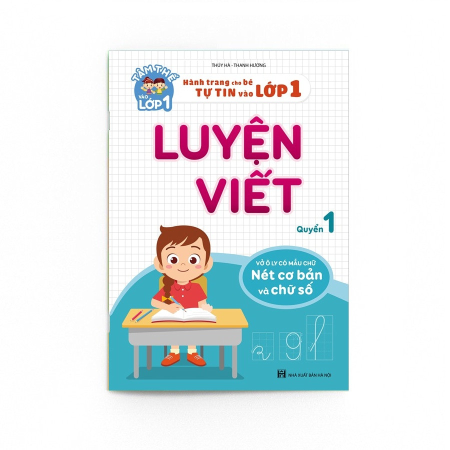 Ảnh Sách - Bộ 3 luyện viết - Hành trang cho bé tự tin vào lớp 1- Bé Tập Viết chữ đẹp chuẩn bị vào lớp 1 2