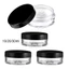 SAIA 10ML / 20ML / 30ML Hộp đựng bột rời, Bột rời có thể tái sử dụng bằng nhựa nhỏ gọn, rỗng không rò rỉ với hộp đựng bột du lịch Sifter co giãn cho du lịch