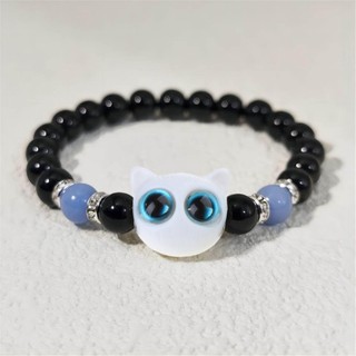 Marset Vòng tay quyến rũ sành điệu Dây chuyền tay mèo bằng nhựa chất lượng dạ quang Thoải mái khi đeo Thích hợp cho cuộc sống hàng ngày và một phần