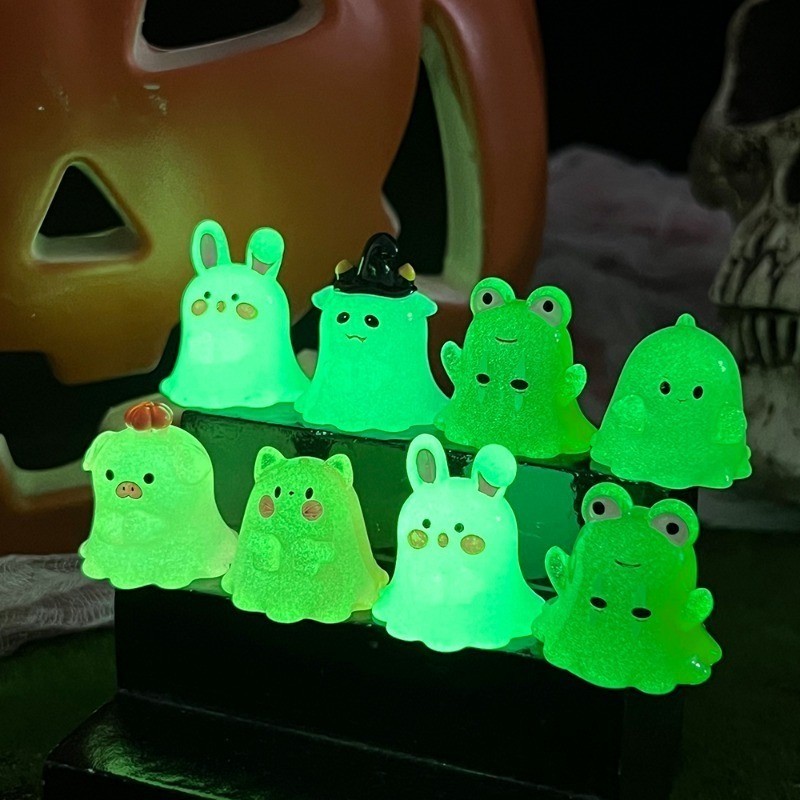 [Đặc sắc] Đồ trang trí dạ quang Halloween - Trang trí nội thất phong cảnh vi mô - Đạo cụ khí quyển lễ hội ma - Tượng nhựa phát sáng - Trang trí xe hơi bằng nhựa hoạt hình