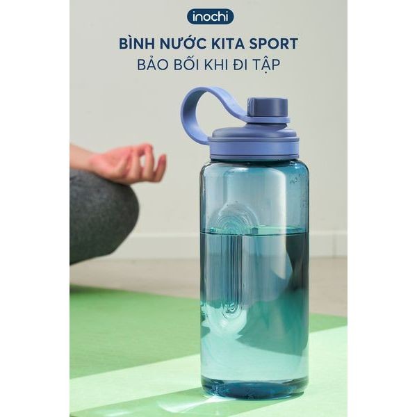 Bình Nước Thể Thao Inochi Kita Sport Nhựa Tritan 680ml/860ml/1l/1.5l/2l Đa Năng