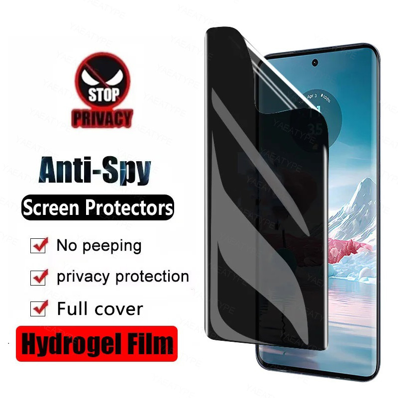 Oneplusace AcePro Ace3 Ace2 2 Chiếc 500D Chống Gián Điệp Riêng Tư Phim Hydrogel Mềm OnePlus Ace 3 2 Pro Racing 3V 2V Chống Ánh Sáng Xanh Bảo Vệ Màn Hình Điện Thoại Phim Mềm Mờ Mờ