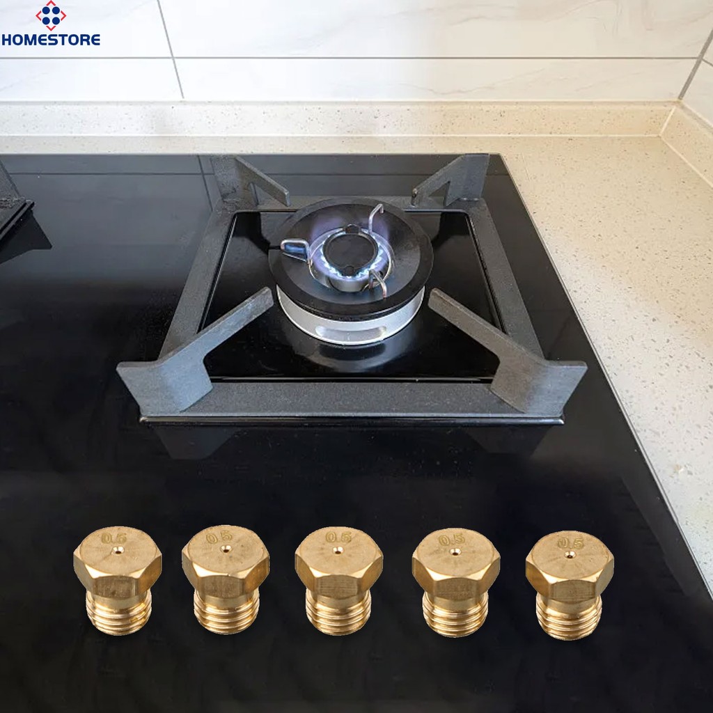 [Homestore] 5 chiếc LPG Gas Jet Set Burner Gas Hob LPG Bộ chuyển đổi