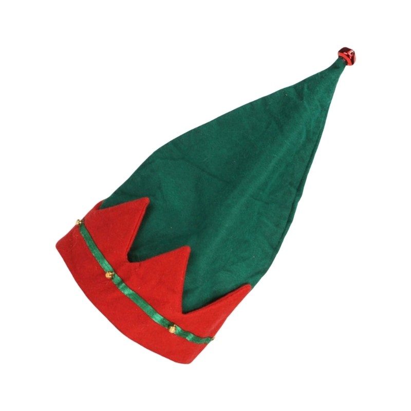 ⚝⚝Richh Vui Vẻ Yêu Tinh Mũ Có Chuông Unisex Beanies Nón Slouch Giáng Sinh Mũ Baggy Nón Slouch Beanies Mischievous El