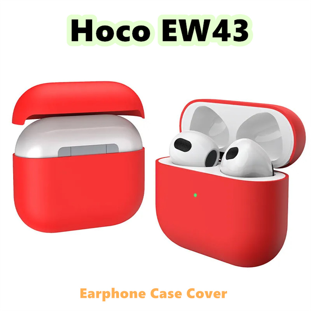 [Ngôi sao tương lai] Dành cho vỏ Hoco EW43 Vỏ tai nghe silicon mềm màu trơn đơn giản
