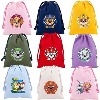 Mới PAW Tuần Tra Gói Túi Chó Dễ Thương Hoạt Hình Dây Rút Túi Vải Quà Tặng Bảo Quản Đảng Quà Tặng