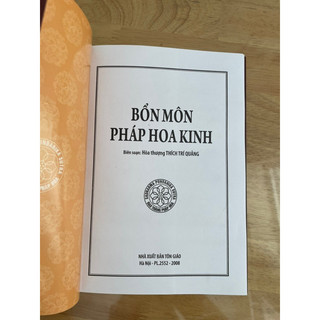 Sách - Bổn Môn Pháp Hoa Kinh - HT Thích Trí Quảng ( Bìa mềm)