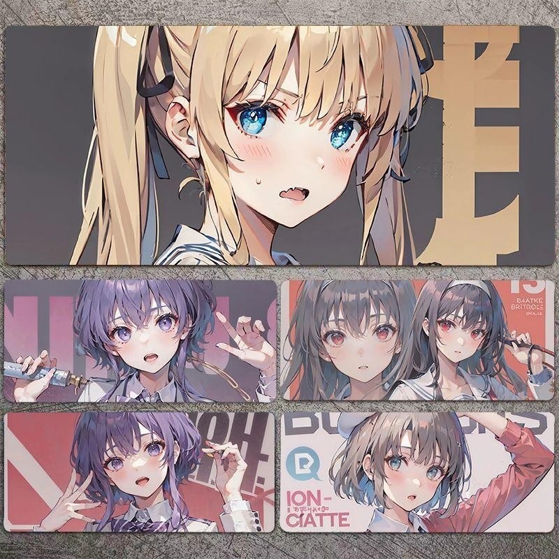Miếng Lót Chuột Anime Saekano: Cách Nuôi M Chán Bạn Gái Bàn Phím Máy Tính Lớn Thảm Để Bàn Cho Người Hâm Mộ ACG Học Sinh Viết Bàn Thảm Cao Su Độ Dày 3 Mm