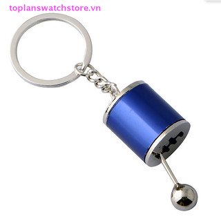 Toplanswatchstore Hộp số tốc độ ô tô Gear Móc khóa Mô phỏng Phụ tùng ô tô Mô hình Mặt dây chuyền 6 tốc độ Hướng dẫn sử dụng Móc khóa phong cách ô tô để làm quà tặng VN