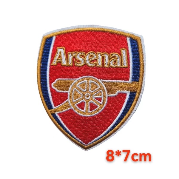 Arsenal Manchester United Liverpool Chelsea Đội Bóng Đá Câu Lạc Bộ Logo Biểu Tượng Velcro Người Hâm Mộ Bóng Đá Thêu Sắt Trên Miếng Dán Mũ Túi Áo Phụ Kiện