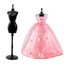 XGB Mini Búp Bê Hiển Thị Đứng Búp Bê Bền Giá Đỡ Quần Áo Búp Bê Mô Hình Đầm Chất Liệu Nhựa Cho Váy Và Mẫu Clothi
