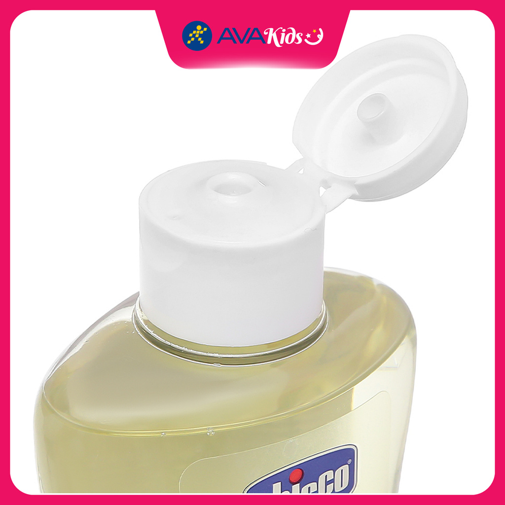 Dầu Massage Chiết Xuất Hạt Bông Cho Bé Chicco 200ml – Dưỡng Da Mềm Mại, An Toàn Từ Thiên Nhiên SSVL