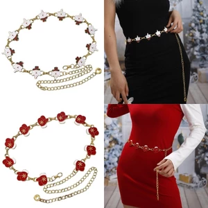 Treeling Lễ Hội Thắt Lưng Thời Trang Cho Múa Đường Phố Lễ Hội Âm Nhạc Quần Jean Đầm Thắt Lưng Cơ Thể Trang Sức Dây Xích Kim Loại Cao Bồi