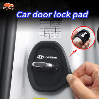Hyundai car door Anti-collision silicone pad Cover Door Lock Damping Silence Soundproof Pads for Hyundai Accent Creta Grand i10 Santa Fe Tucson Thanh Cong TC Motor Santa FE Tucson HTV
