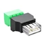 GODD USB 2 0 Đầu Nối USB 2 0 TypeA Nữ Nam Đến 4Pin Đầu Cuối Kết Nối Adapter Cho Điện Tử Gia Đình