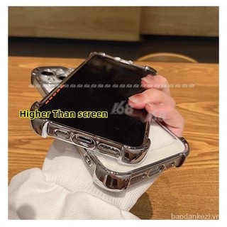 Ốp Honor 90 5g Ốp chống sốc thạch mềm trong suốt với ống kính máy ảnh Ốp điện thoại bảo vệ túi khí dày cạnh mạ điện trong suốt sang trọng bpyf