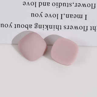 15mm vuông nhỏ màu sơn cao su nhựa miếng dán hoa tai kẹp tóc nữ vỏ điện thoại di động phụ kiện trang sức tự làm chất liệu