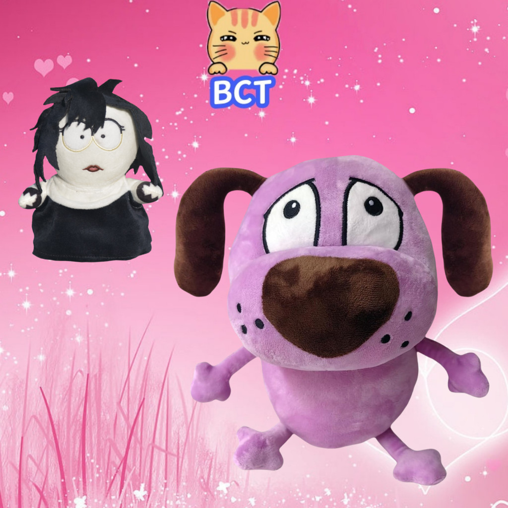 Bct Chó hèn nhát Can đảm Đồ chơi sang trọng Búp bê COURAGE Kawaii Đồ ...