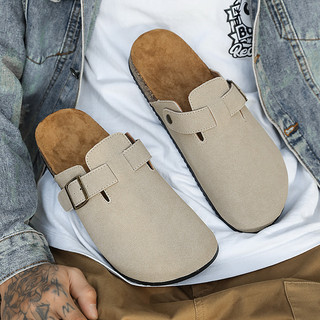 Hàng sẵn có Giày Slip-On Clogs Phong cách cặp đôi Kích thước lớn Miễn phí vận chuyển