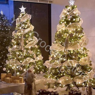 Giáng Sinh Ruy Băng Nơ Xmas Cây Treo Trang Trí Vòng Hoa Trang Trí Đồ Dùng Dự Tiệc DIY