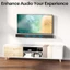 Giá đỡ loa Soundbar gắn tường có độ sâu có thể điều chỉnh Giá đỡ loa phù hợp đa năng Giá đỡ nổi giữ tới 30lb