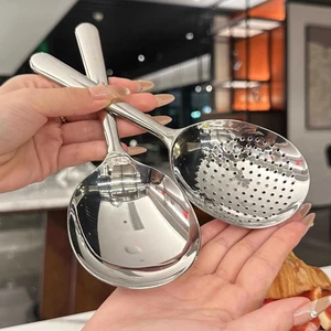 Set 2 thìa vá inox trơn/thủng, bản to bền đẹp tiện lợi dễ vệ sinh