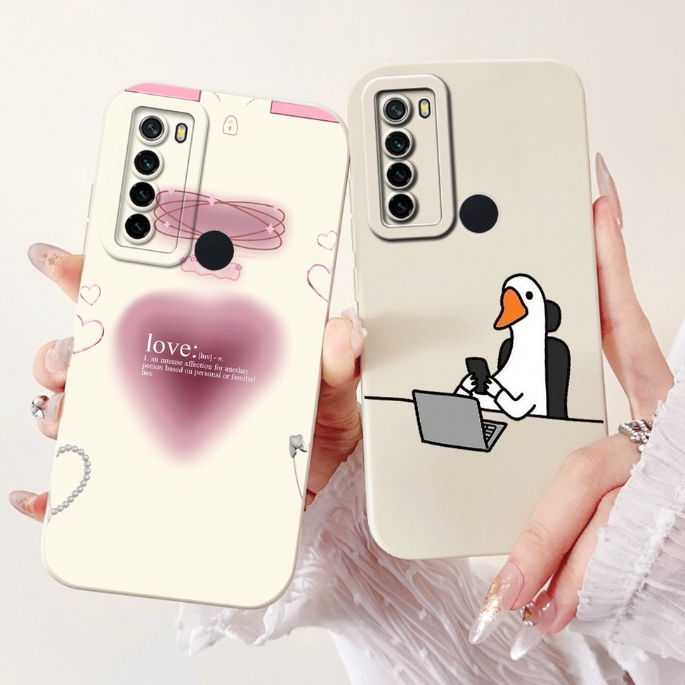 Ốp Lưng Cho Redmi Note 8 Bao Hoa Thời Trang Sang Trọng Kawaii Cô Gái Mèo Dễ Thương Chống Sốc Ốp Lưng Điện Thoại M1908C3JH M1908C3JG M1908C3JI
