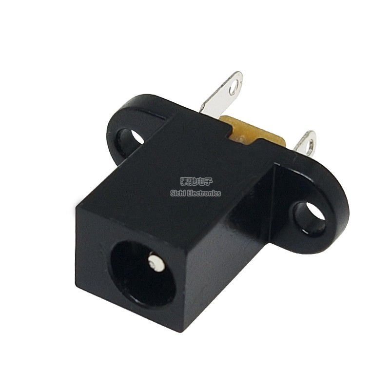 DC-008 Ổ Cắm Điện 3.5 * 1.3MM Pin Nữ Ổ Cắm Giao Diện DC Ổ Cắm Điện Có Lỗ Vít Chân Máy