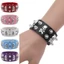 Vòng tay Gothic GODD Unisex với Punk lấy cảm hứng từ đầu lâu quyến rũ và chất liệu PU chắc chắn cho trang phục buổi hòa nhạc