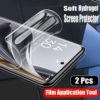 1-2 Miếng Dán Bảo Vệ Màn Hình Hydrogel Mềm Cho Realme 14 13 12 11 Pro Plus 5G Hydrogel Full Cover Phim Bảo Vệ