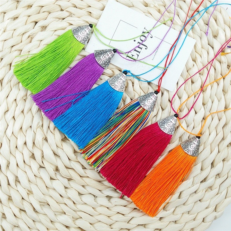 (combo 5 cái)Tua rua cổ trang 9cm, Nguyên liệu làm trang sức cổ trang, Nguyên liệu diy