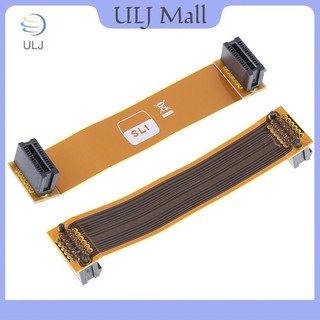 Đầu nối Card Video cáp PCI-E cầu SLI 80mm linh hoạt ULJ 1Pc.