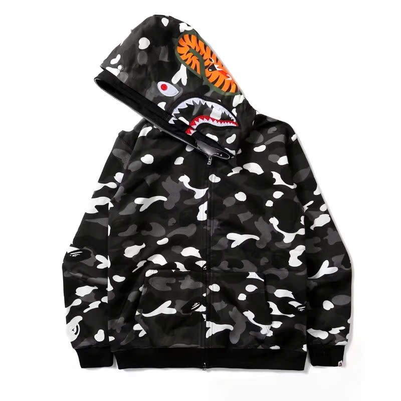 Áo Khoác Nỉ Bape Mũ 2 Lớp KCloset Áo Hoodie Nỉ Dày Dặn Dáng Rộng Nam Nữ NA954