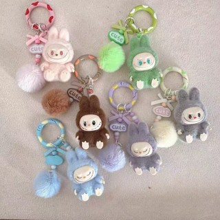 Dễ Thương Mini Dễ Thương Viên Ngồi Đổ Xô Cặp Đôi Xe Móc Khóa Trang Trí Mặt Dây Chuyền Điện Thoại Di Động Dây Xích